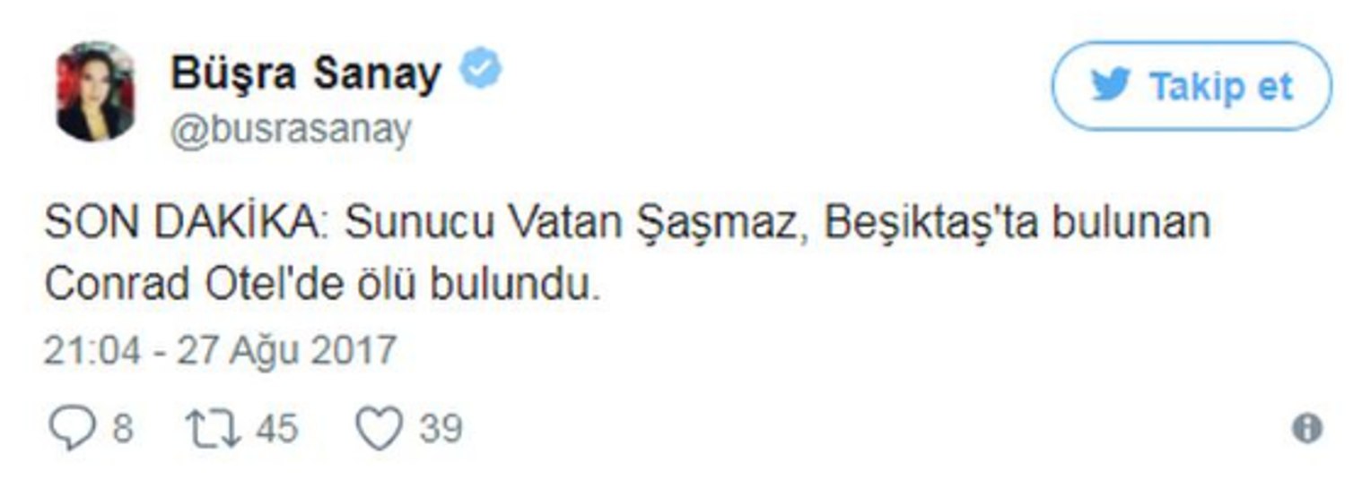 Son dakika... Vatan Şaşmazın ölümü ünlüleri yasa boğdu