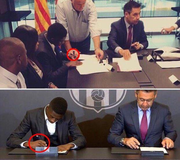 Barcelonanın yeni yıldızı Dembele bir ambidekster mi