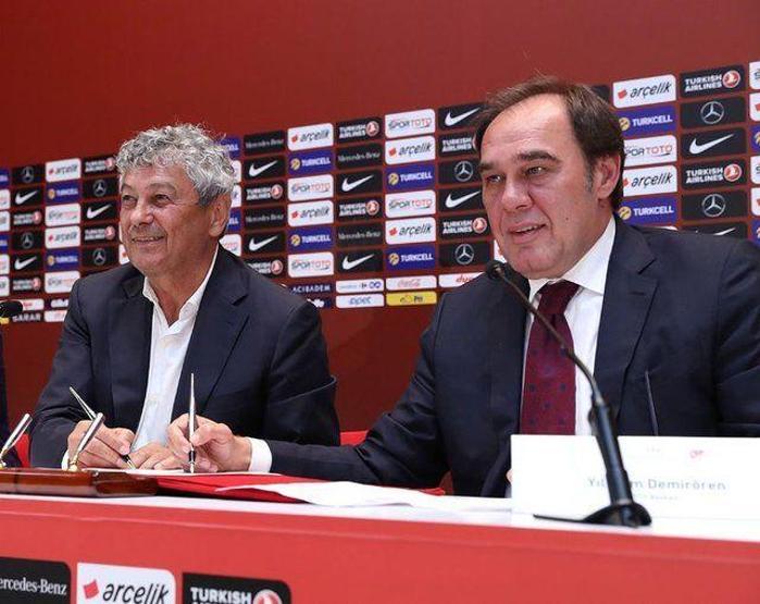 Burak Yılmaz ve Lucescu basın toplantısı düzenledi
