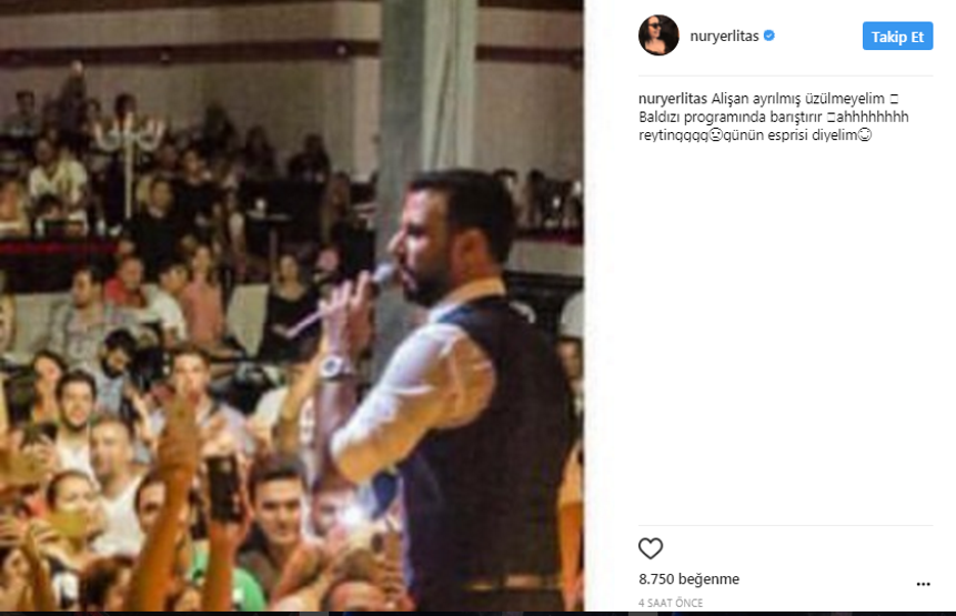 Alişan ve Eda Erol ayrılığında Nur Yerlitaştan sert sözler