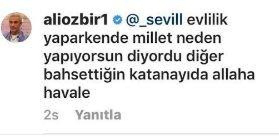 O katanayı Allaha havale ediyorum