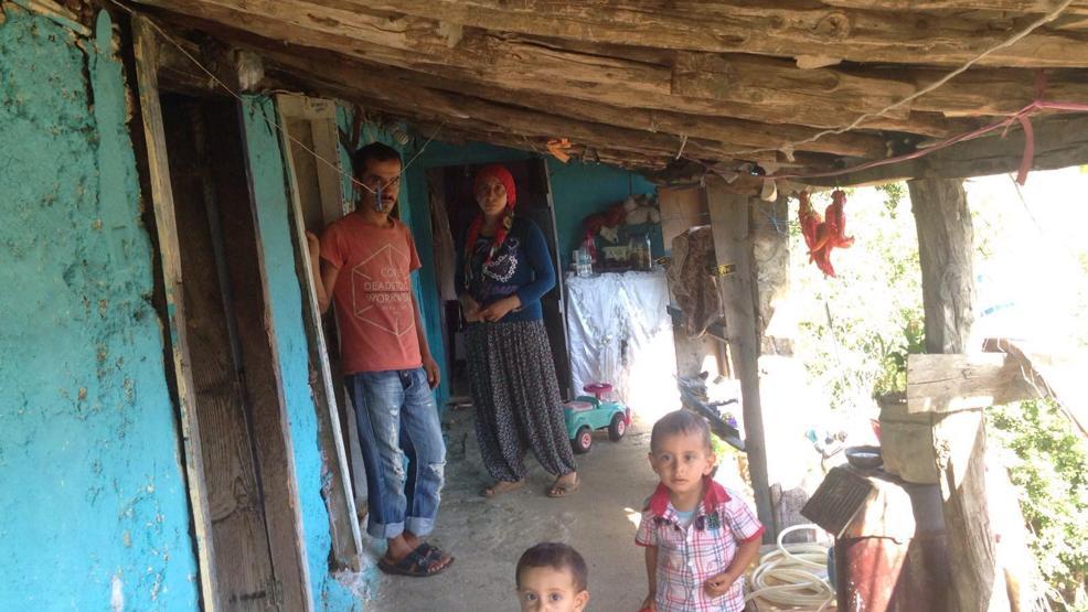 2 çocuklu ailenin yıkılmaya yüz tutan evde yaşam savaşı