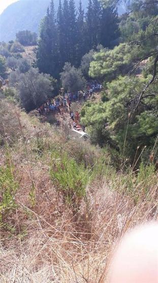 Antalyada tur otobüsü şarampole devrildi: 5 ölü, 27 yaralı