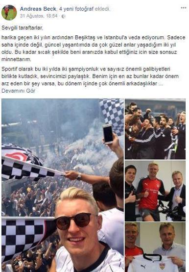 Andreas Beck Türkçe tweet atmaktan vazgeçmedi