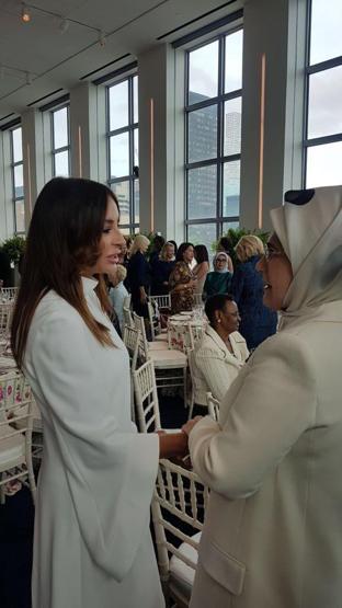Emine Erdoğan First Lady Melania Trumpın davetine katıldı