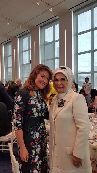 Emine Erdoğan First Lady Melania Trumpın davetine katıldı