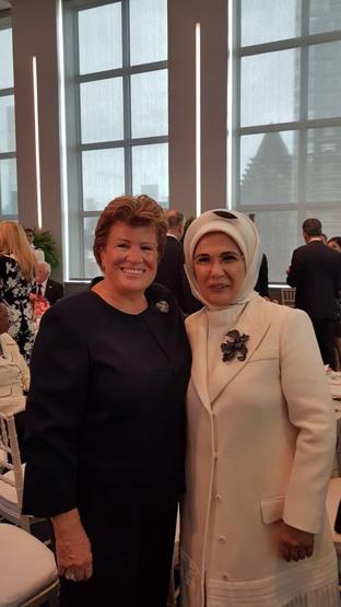 Emine Erdoğan First Lady Melania Trumpın davetine katıldı