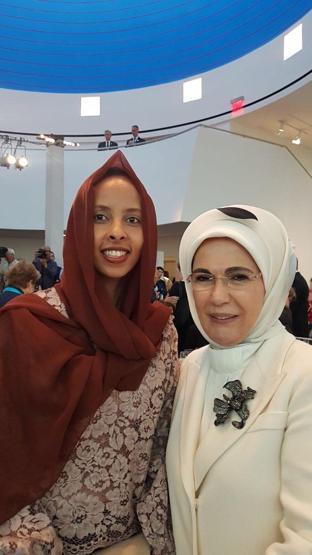 Emine Erdoğan First Lady Melania Trumpın davetine katıldı