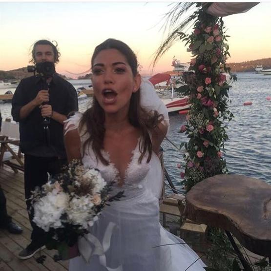 Ceren Moray evlendi