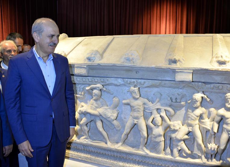Herakles Lahdi, Bakan Kurtulmuş tarafından ziyarete açıldı