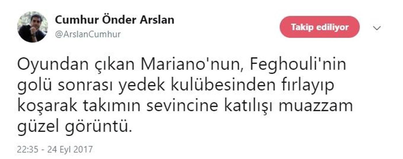 Mariano taraftarı mest etti
