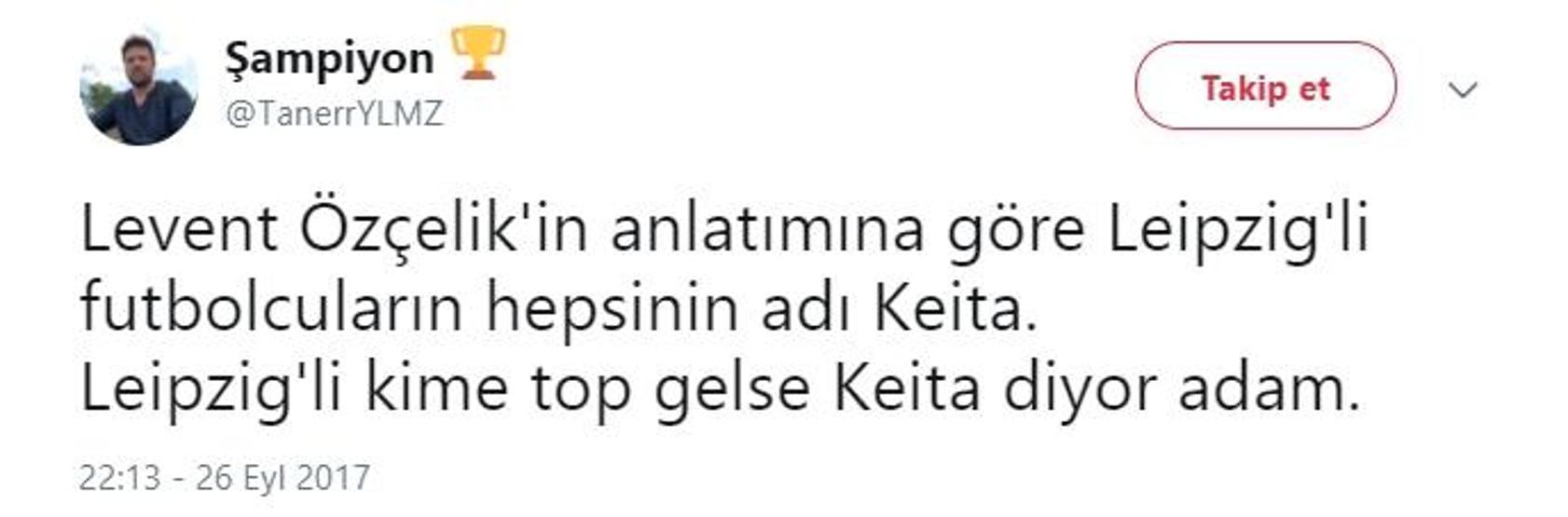 Levent Özçelik Twitterı salladı