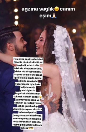 Rüzgar Erkoçların eşinden sosyal medyadan sert yanıt