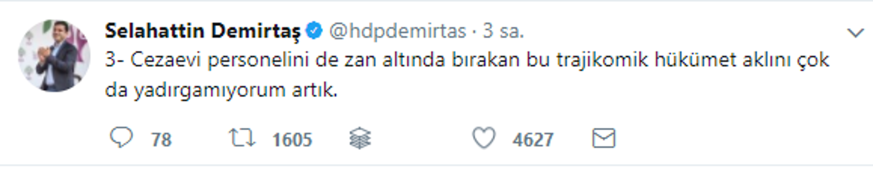 Selahattin Demirtaşın odasında tweet araması