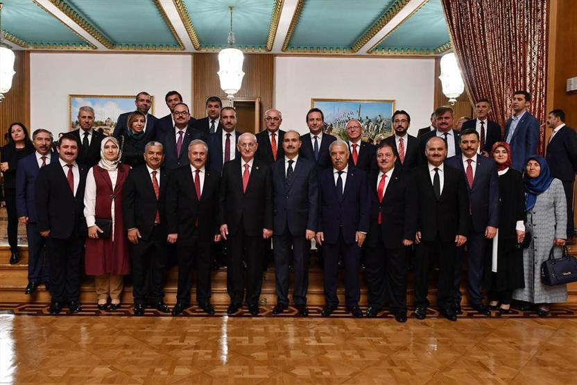 Mecliste yeni yasama yılı resepsiyonu
