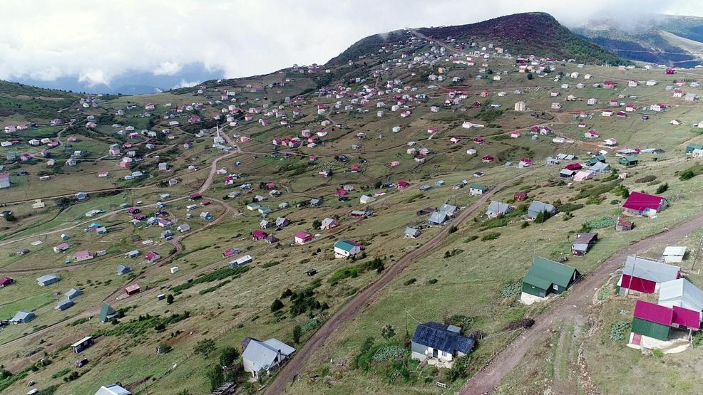 Yaylalardaki çarpık yapılaşma böyle görüntülendi