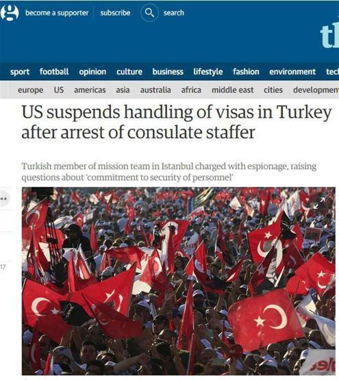 Dünya basını Türkiye-ABD vize krizini nasıl gördü