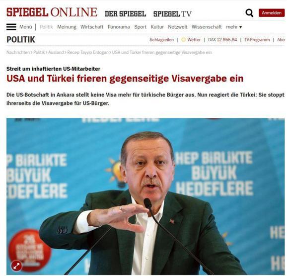 Dünya basını Türkiye-ABD vize krizini nasıl gördü