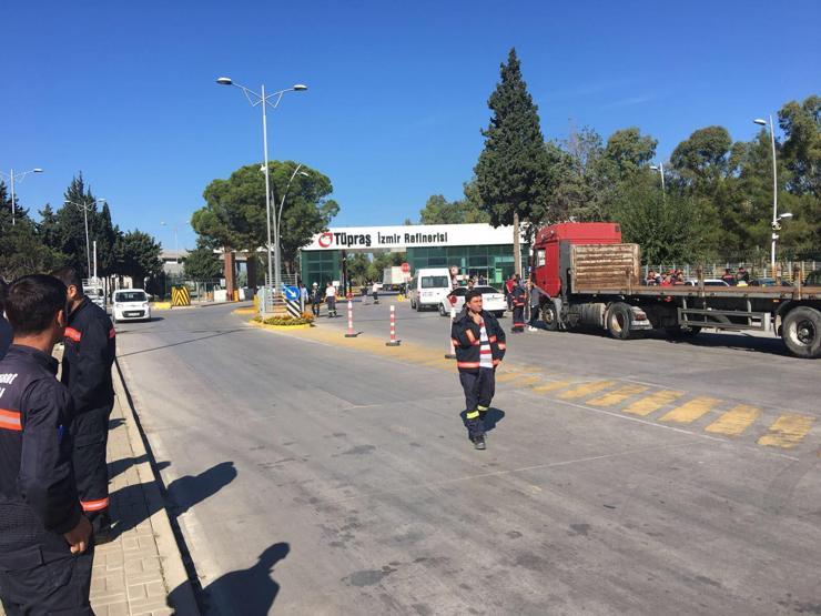 Tüpraşın İzmir rafinerisinde patlama