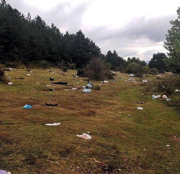Boludaki 8 bin kişilik doğa kampından geriye bu fotoğraflar kaldı