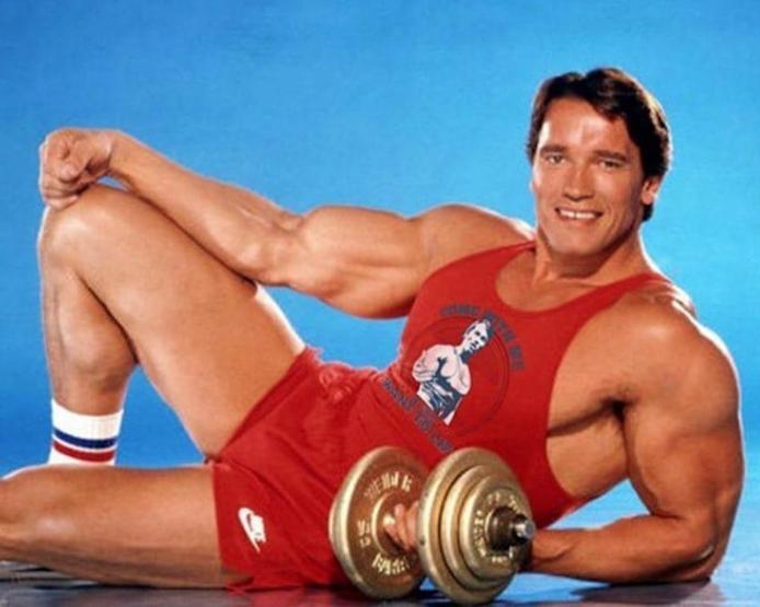 Arnold Schwarzeneggerin oğlu hık demiş babasının burnundan düşmüş