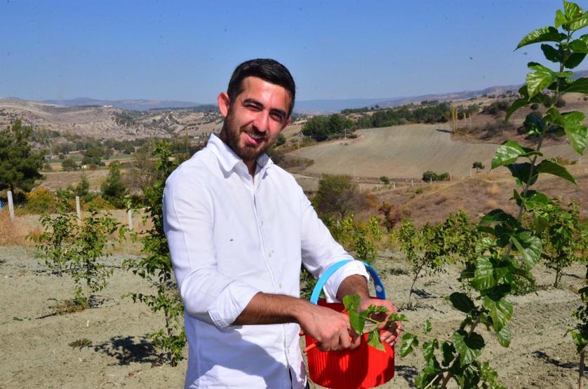 İstanbuldan kaçıp ipek böceği üretimine başladı