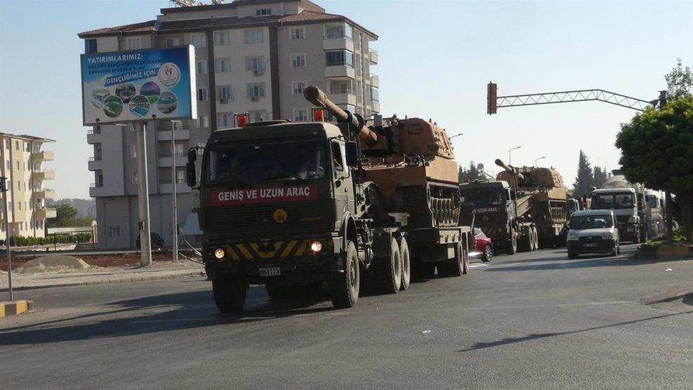 Kilisin Suriye sınırına askeri sevkiyat