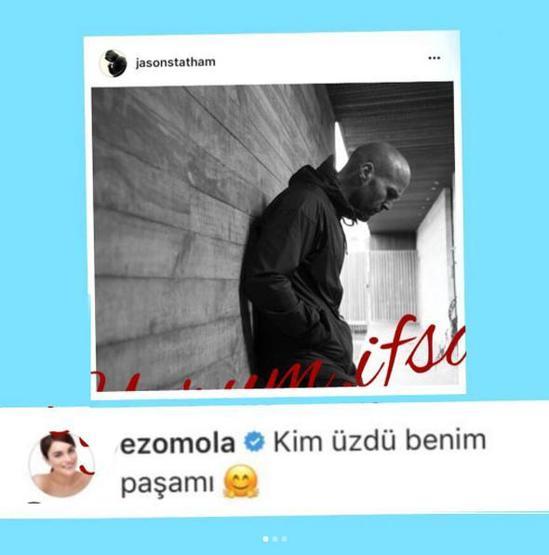 Ezgi Moladan güldüren Jason Statham paylaşımı