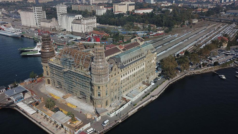 Haydarpaşa Garında çalışmalar sürüyor