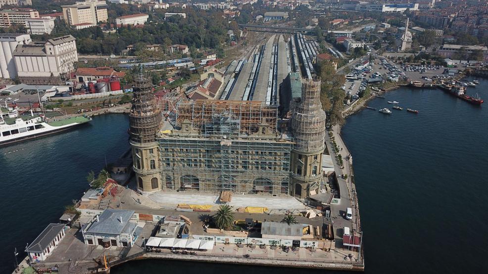 Haydarpaşa Garında çalışmalar sürüyor