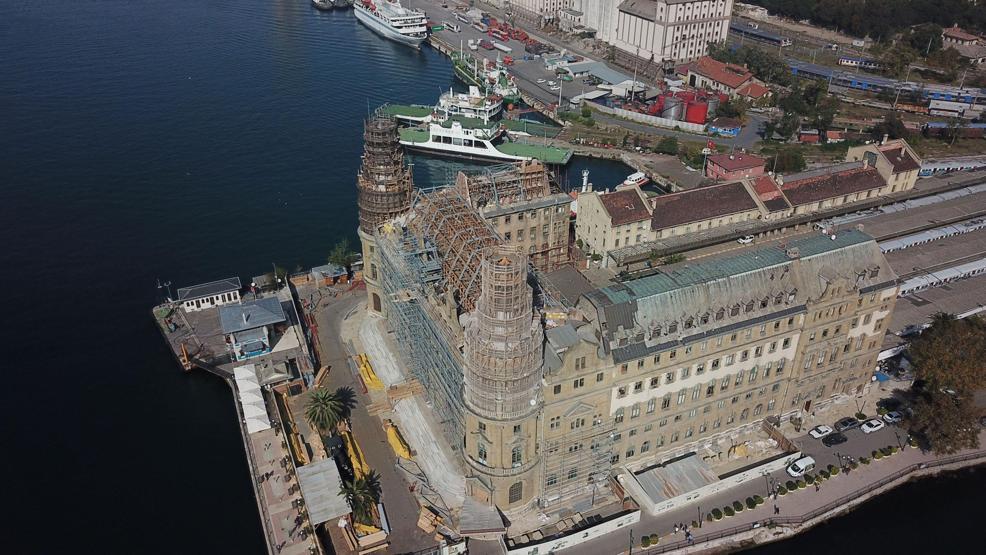 Haydarpaşa Garında çalışmalar sürüyor