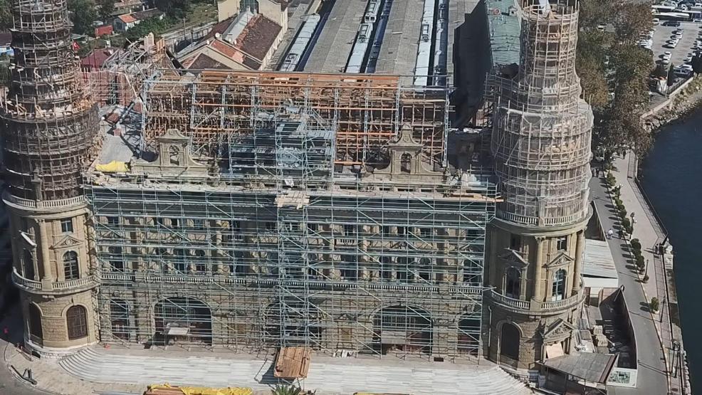 Haydarpaşa Garında çalışmalar sürüyor