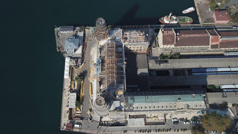 Haydarpaşa Garında çalışmalar sürüyor