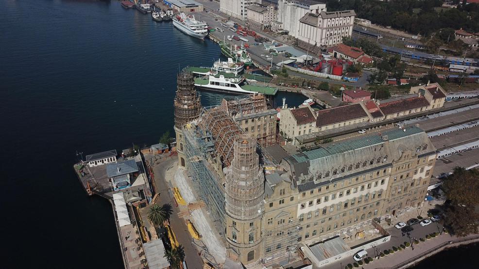 Haydarpaşa Garında çalışmalar sürüyor