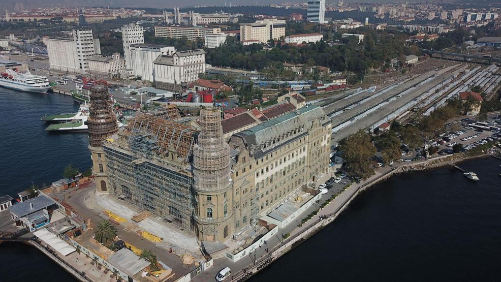Haydarpaşa Garında çalışmalar sürüyor