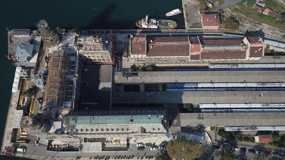 Haydarpaşa Garında çalışmalar sürüyor