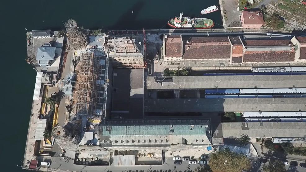 Haydarpaşa Garında çalışmalar sürüyor