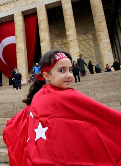 Anıtkabire ziyaretçi akını