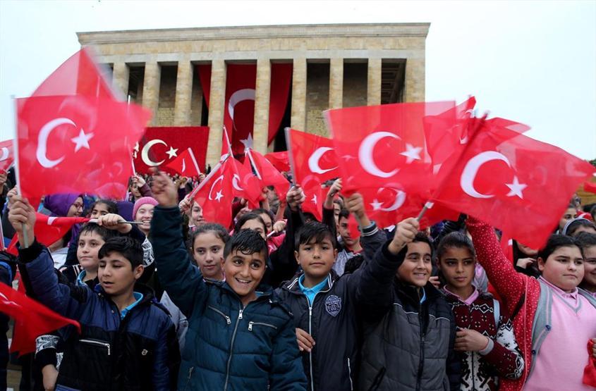 Anıtkabire ziyaretçi akını