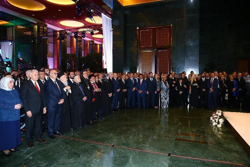 Beştepedeki Cumhuriyet resepsiyonuna Davutoğlu katılmadı