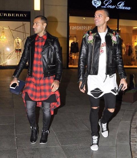 Quaresma ve Pepenin kıyafetleri sosyal medyayı karıştırdı