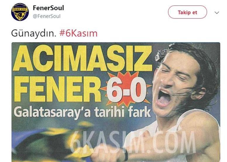 6 Kasım Twitterda unutulmadı