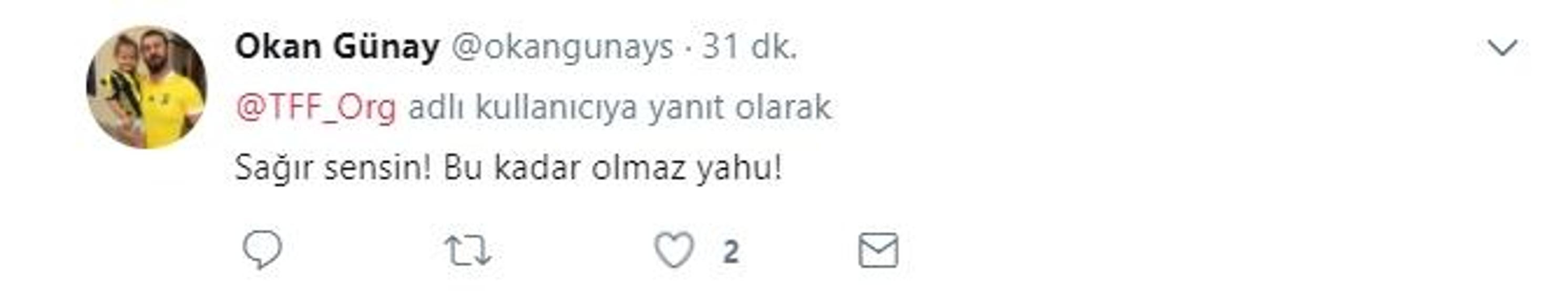 TFFnin twitter paylaşımına tepki yağdı
