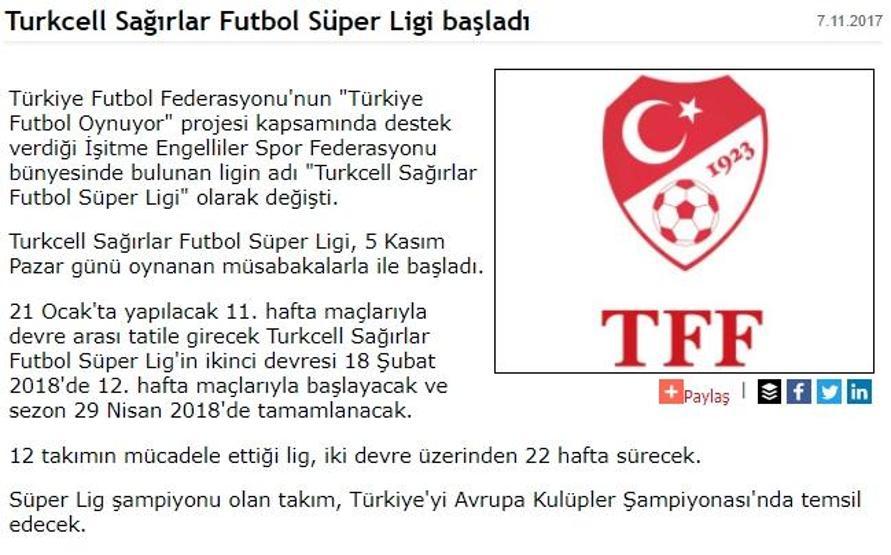 TFFnin twitter paylaşımına tepki yağdı