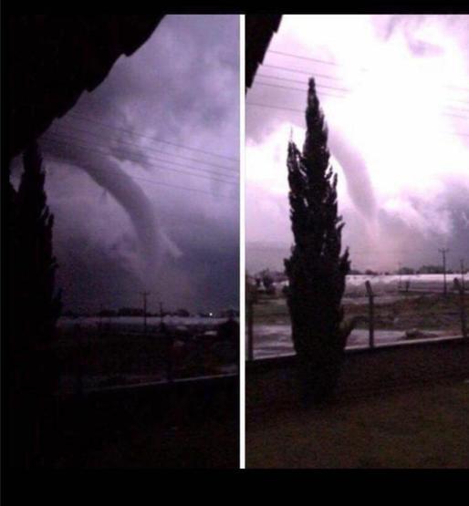 Hortumun vurduğu ve 28 kişinin yaralandığı Antalyadan ilk fotoğraflar