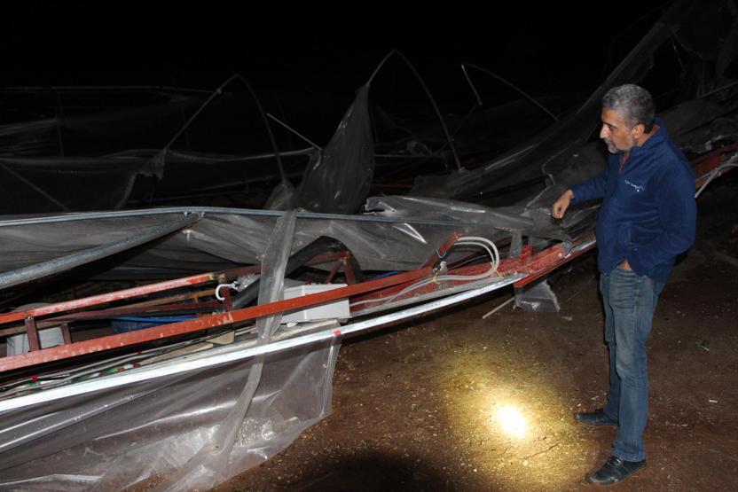 Hortumun vurduğu ve 28 kişinin yaralandığı Antalyadan ilk fotoğraflar