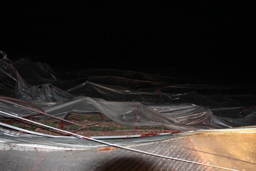 Hortumun vurduğu ve 28 kişinin yaralandığı Antalyadan ilk fotoğraflar