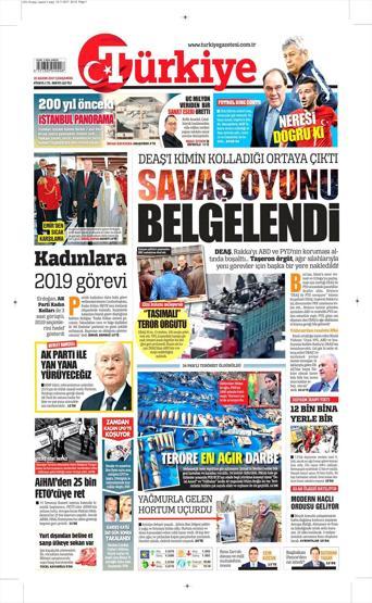 15 Kasım 2017 - Gazetelerin bugünkü manşetleri