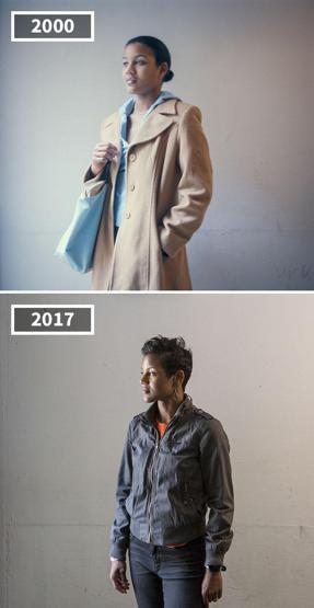 Arkadaşlarının 17 yıllık değişimini fotoğrafladı
