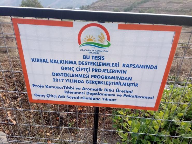 Kadın çiftçinin kuşburnu üretim projesine bakanlık hibesi